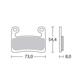 Plaquette de frein avant BREMBO SA Sinter Route S1000RR 2019-2022