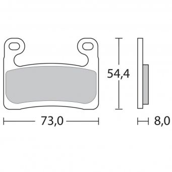 Plaquettes de frein avant Brembo Z04 Racing compétition S1000RR 2019-2022