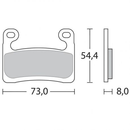 Plaquettes de frein avant Brembo Z03 Type A Endurance S1000RR 2019-2023