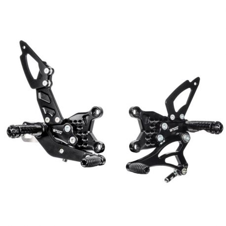 Bonamici Racing Adjustable Rearsets Aprilia RSV4 2009-2016 | Tuono V4 2011-2016