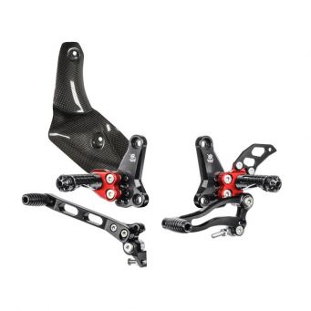 Bonamici Racing Adjustable Rearsets Ducati Streetfighter 1098 2009-2011 | Streetfighter 848 2012-2015