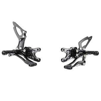 Bonamici Racing Adjustable Rearsets Suzuki GSX-R1000 2007-2008