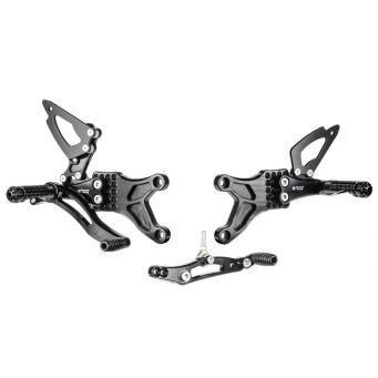 Commandes reculées Bonamici Racing Daytona 675, Street Triple 675 2006-2012 sans quickshifter