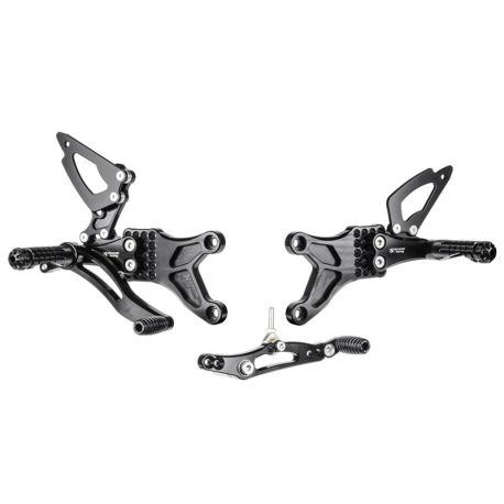 Bonamici Racing Adjustable Rearsets Triumph Daytona 675 | Street Triple 675 2006-2012 (without Quickshifter)