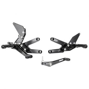 Fussrastenanlage Bonamici Racing Daytona 675 2013-2016, Daytona Moto 2 765 2019-2020