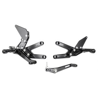 Bonamici Racing Adjustable Rearsets  Triumph Street Triple 675 2013-2016
