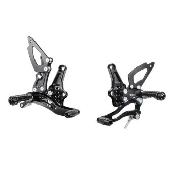 Bonamici Racing Adjustable Rearsets Triumph Street Triple 1050 2011-2020
