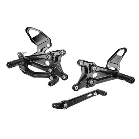 Bonamici Racing Adjustable Rearsets Triumph Street Triple 1200 RR 2022-2024