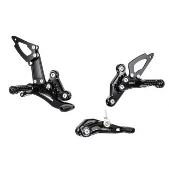 Adjustable Rearsets Bonamici Racing MT-07 2014-2020, MT-07 Tracer 2016-2022