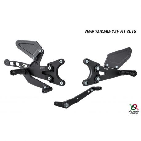 Bonamici Racing Adjustable Rearsets Yamaha R1/M 2015-2024