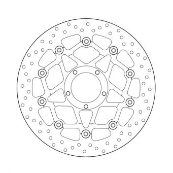 Brembo Series Oro 330 mm front brake disk (floating) Monster 1200R/S | Multistrada 1200S/1260S