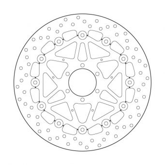 Brembo Series Oro 320 mm floating front brake disk S1000RR | HP4 | S1000XR