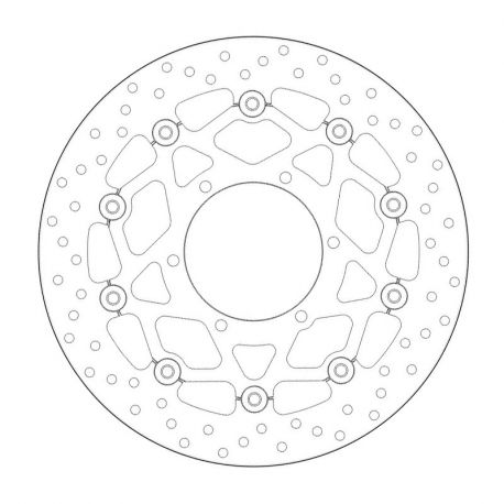 Disque de frein avant flottant 320 mm Brembo série oro GSX-R 1000 2017-2021 BREMBO