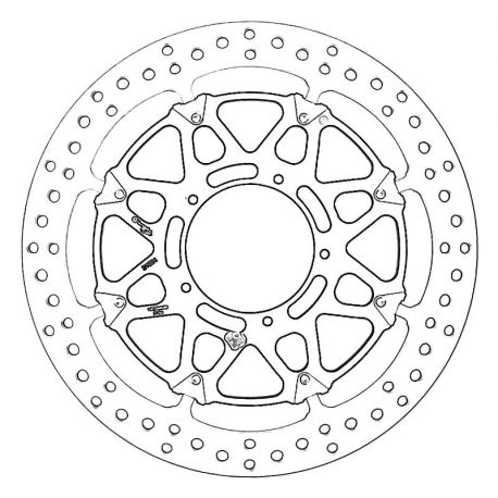 Pack 2 Bremsscheibe HPK T-Drive 330 mm BREMBO CBR1000RR 2020-2022