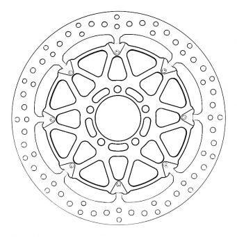 Brembo 2 HPK T-Drive 330mm front brake discs ZX10RR 2017-2023 | ZX10R SE 2018-2020