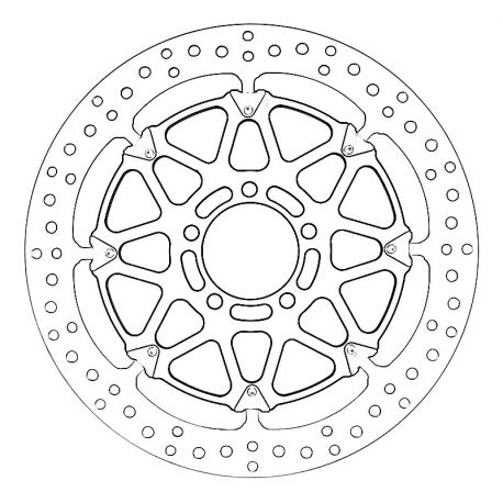 Pack 2 disques de frein HPK T-Drive 330 mm ZX10RR 2017-2023, ZX10R SE 2018-2020 BREMBO