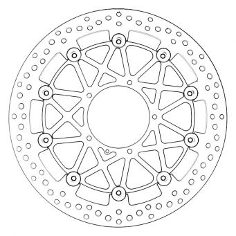 Brembo 2 HPK Supersport 330mm front brake discs CBR1000RR 2020-2024