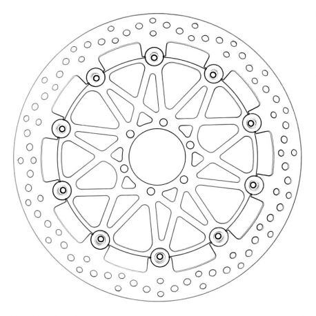 Brembo 2 HPK Supersport 330mm front brake discs Aprilia RSV4 1100 2017- | Tuono V4 1000 2015- | Tuono V4 1100 2017-