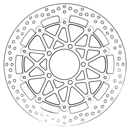 Brembo 2 HPK Supersport 330mm front brake discs ZX10R 2016-