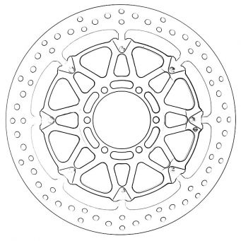 Brembo 2x HPK T-Drive 320mm Vorderrad Bremsscheiben  M1000R/RR 2021-2024 | S1000RR/XR (mit geschmiedeten felgen) 2019-2024  