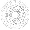 Brembo 2x HPK T-Drive 320mm Vorderrad Bremsscheiben  M1000R/RR/XR 2021-2024 | S1000R/RR/XR 2019-2024  (mit geschmiedeten felgen)