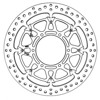 Brembo 2 HPK T-Drive 320mm front brake discs GSXR 600 | GSXR750 | GSXR1000 