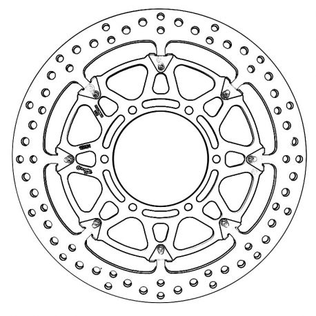 BREMBO 2 front brake discs HPK T-Drive 320 mm GSXR 600, GSXR750, GSXR1000