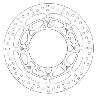 Brembo racing Bremsscheiben 2er Pack HPK T-Drive 310 mm YAMAHA 