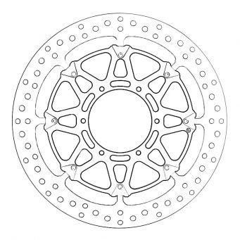 BREMBO 2 front brake discs HPK T-Drive 320 mm CBR1000RR 06-07 / VTR SP1 / VTR SP2