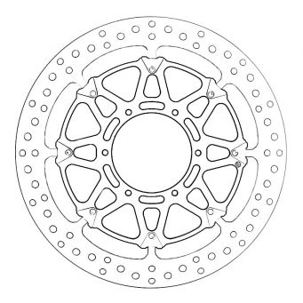 Pack 2 disques de frein HPK T-Drive 320 mm CBR1000RR 2006-2007 / VTR SP1 / VTR SP2 BREMBO