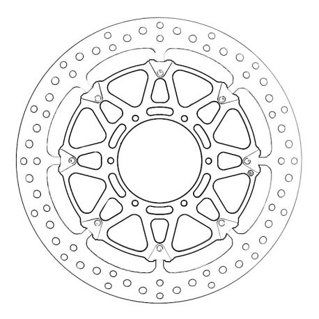 BREMBO 2 front brake discs HPK T-Drive 320 mm CBR1000RR 06-07 / VTR SP1 / VTR SP2