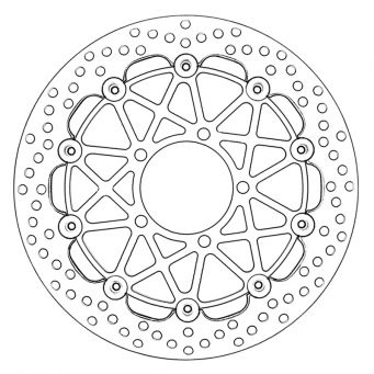 Brembo 2 HPK Supersport 310mm front brake discs Daytona 675 /R 2013-2016 | Street Triple 660/765 2017-2022 