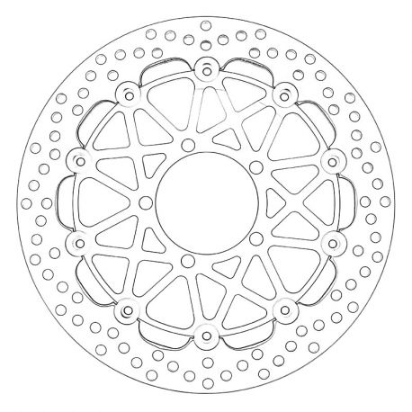 Brembo 2 HPK Supersport 310mm front brake discs Daytona 675/R 2006-2012 | Street Triple/R 2007-2012