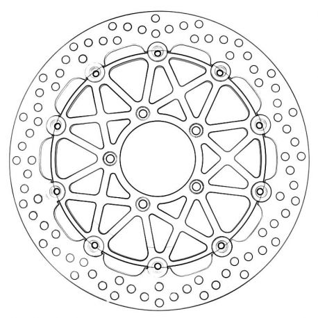Brembo 2 HPK Supersport 320mm front brake discs F4 1078 | F4 1000R | F4 RR | Brutale R/1078/1098/1090