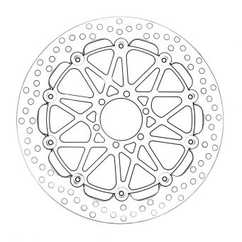 Brembo 2 front racing brake discs HPK Supersport 320 mm RSV4 | RSV 1000 | Tuono 