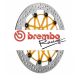 Brake discs pair HPK Supersport 320 mm BREMBO 1050 Speed Triple 2005-2007