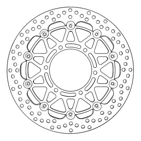 BREMBO 2 front racing brake discs HPK SUPERSPORT 5,5 mm / 310 mm SUZUKI GSXR 600, GSXR750, GSXR1000