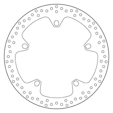 BREMBO rear brake disc Serie Oro 220 mm KAWASAKI