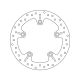 BREMBO rear brake disc Serie Oro 265 mm BMW