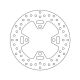 Brembo Serie Oro 220 mm Bremsscheibe (Hinterrad) Triumph 675 Daytona | 675 Street Triple R/RX