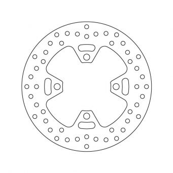 Brembo Serie Oro 220 mm Bremsscheibe (Hinterrad) Triumph 675 Daytona | 675 Street Triple R/RX