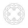 Brembo rear brake disc Serie Oro 220mm Triumph 675 Daytona | 675 Street Triple R/RX