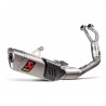 Akrapovic stainless steel exhaust system for Yamaha YZF-R7 2021-2024