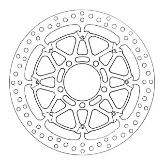 BREMBO 2 front brake discs HPK T-Drive 320 mm ZX6R, ZX10R, Z800, ZX14R 