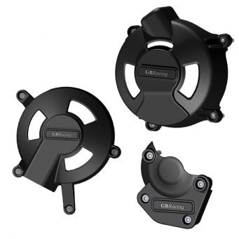GB Racing 3-pieces Stock Engine Cover Set UK Spec Triumph Daytona 675 2006-2010 | Street Triple 675/R 2007-2010