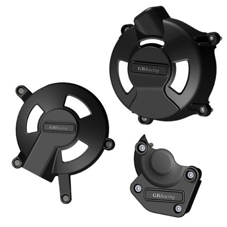 GB Racing 3-pieces Stock Engine Cover Set UK Spec Triumph Daytona 675 2006-2010 | Street Triple 675/R 2007-2010