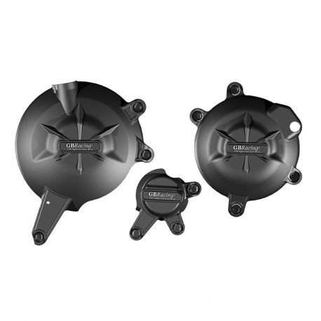 Kit de 3 protections de carter GB Racing ER6f, ER6n 2006-2016, Versys 650 2007-2021