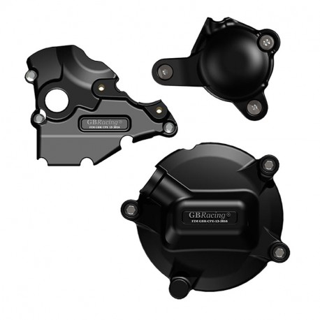 GB-Racing 3-pieces Engine Cover Set Moto 3 Honda Blank Lid