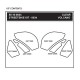 Volcano traction pads STOMPGRIP ZX10R 2008-2010