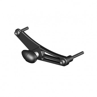 Remplacement Protection de cadre Racing Bullet coté droit GB Racing Daytona 675 2006-2012, 675 Street Triple, R 2007-2012